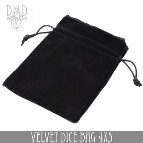 DNDDICE.COM Dice > Other Dice Velvet Dice Bags - 2 Sizes: 5x8 758890748372 VELVETBAG5X8