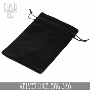 DNDDICE.COM Dice > Other Dice Velvet Dice Bags - 2 Sizes: 5x8 758890748372 VELVETBAG5X8