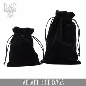 DNDDICE.COM Dice > Other Dice Velvet Dice Bags - 2 Sizes: 5x8 758890748372 VELVETBAG5X8