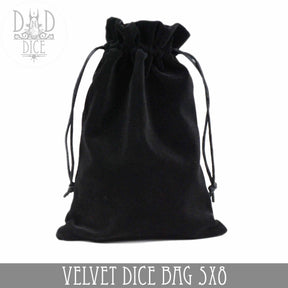 DNDDICE.COM Dice > Other Dice Velvet Dice Bags - 2 Sizes: 5x8 758890748372 VELVETBAG5X8
