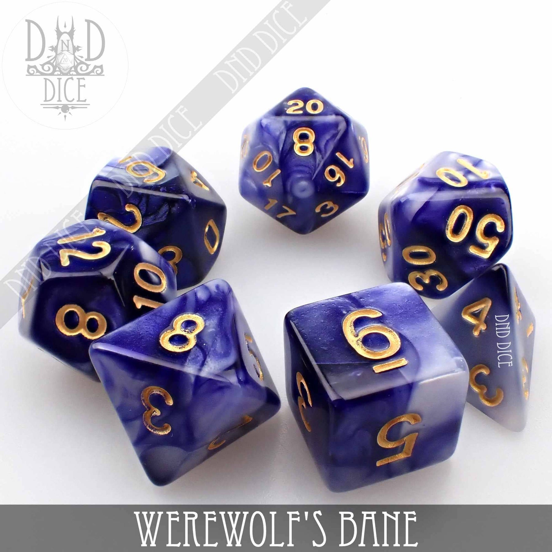 DNDDICE.COM Dice > Other Dice Werewolf's Bane 758890741823 PA07WWBN