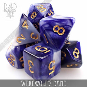 DNDDICE.COM Dice > Other Dice Werewolf's Bane 758890741823 PA07WWBN