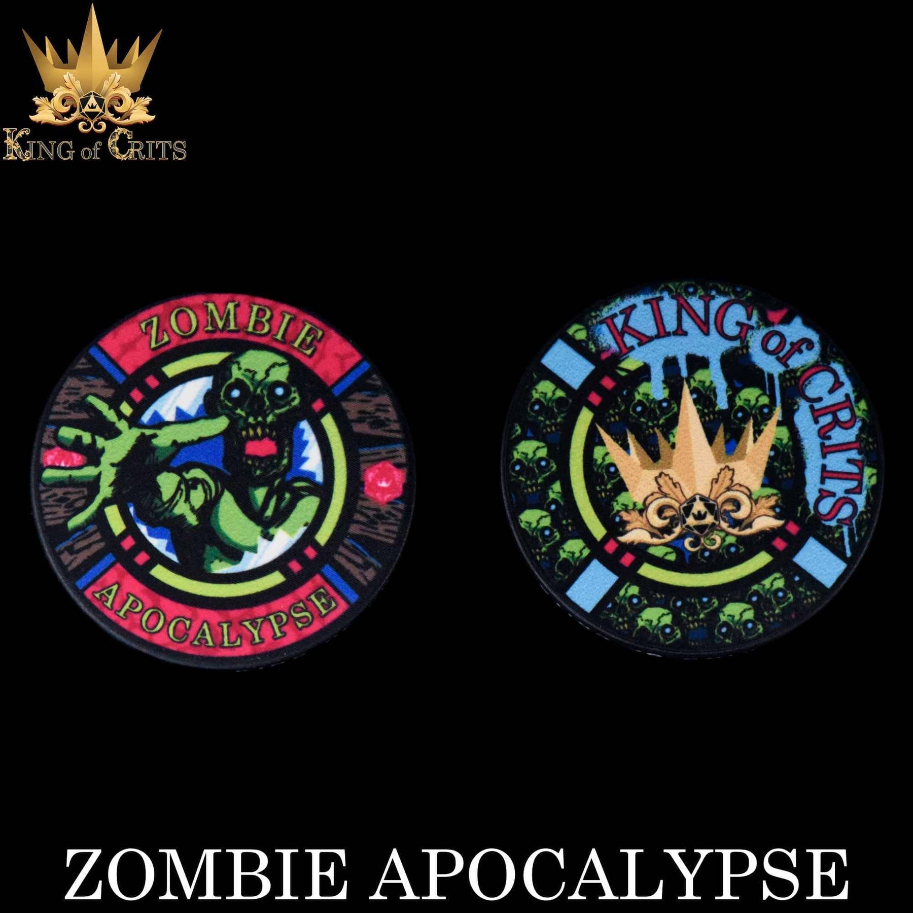 DNDDICE.COM Dice > Other Dice Zombie Apocalypse 11 Dice Set 758890750160 ER11ZOMBIE