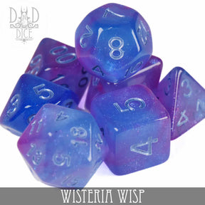 DNDDICE.COM Dice Wisteria Wisp Dice Set 758890749966 PA07WISP