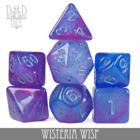 DNDDICE.COM Dice Wisteria Wisp Dice Set 758890749966 PA07WISP