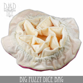 DNDDICE.COM Game Supplies > Dice Storage Big Fuzzy Dice Bag - 6 Colors: Green 758890745395 BIGFUZZYGR