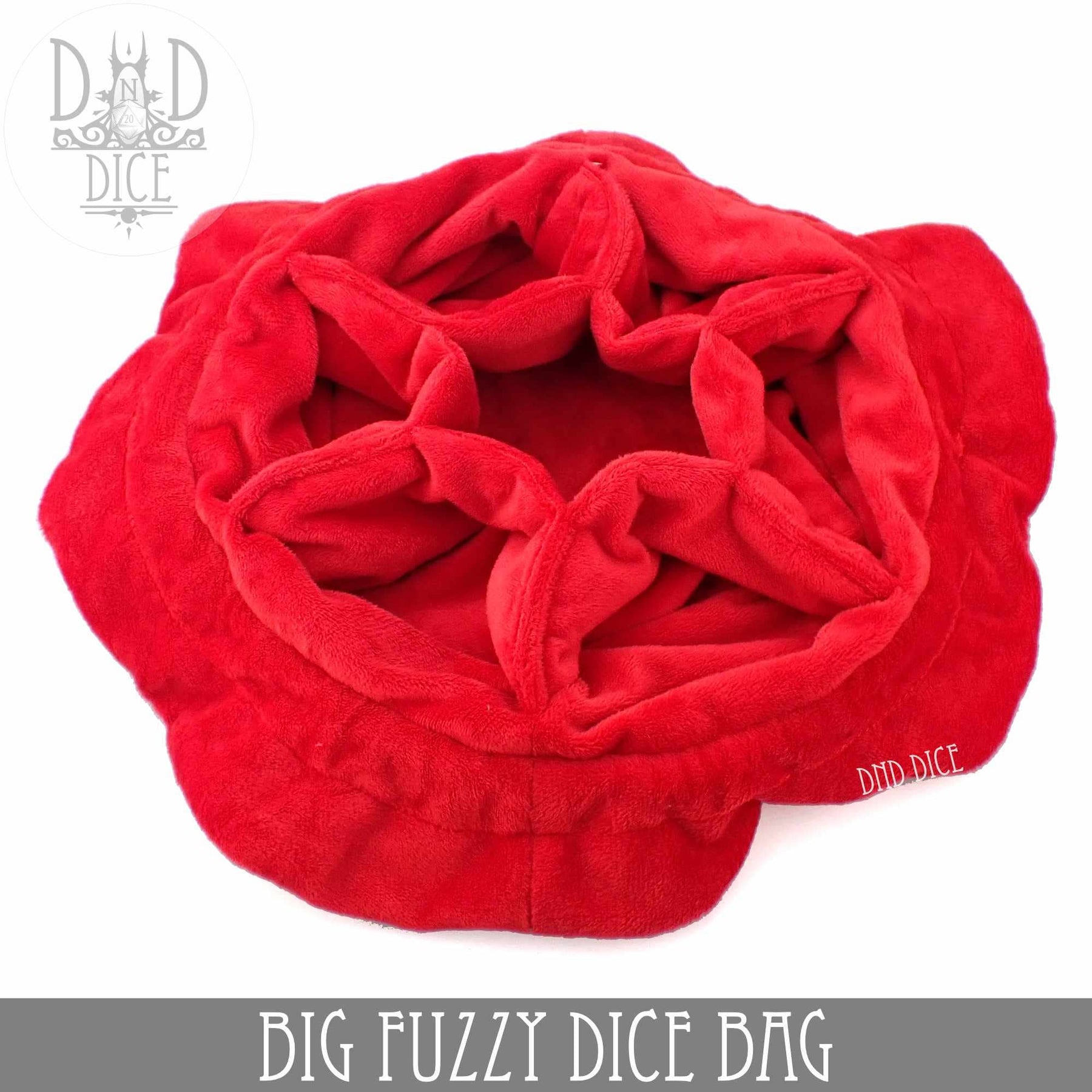 DNDDICE.COM Game Supplies > Dice Storage Big Fuzzy Dice Bag - 6 Colors: Purple 758890747573 BIGFUZZYPU