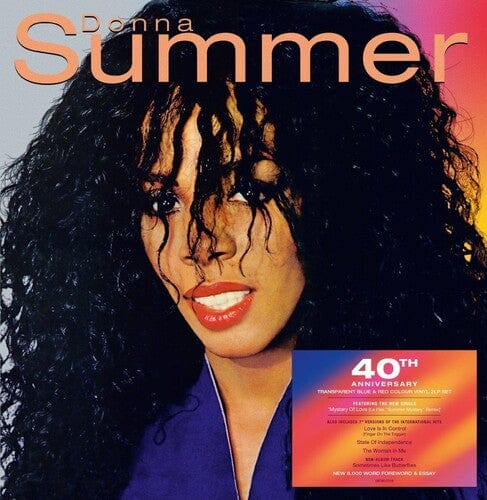 Summer, Donna - Donna Summer, 40th Anniversary, 140-Gram Blue & Red Colored Vinyl [Import]