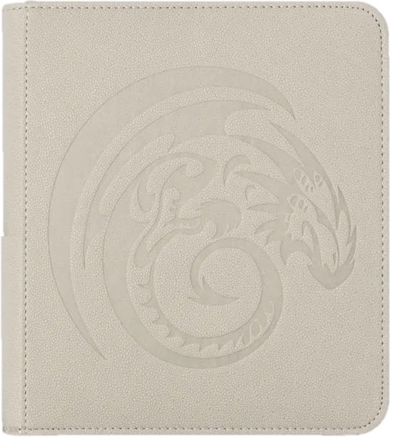 Dragon Shield Game Supplies > Card Binders DRAGON SHIELD CARD CODEX ZIPSTER BINDER SMALL WHITE 5706569382124 AT-38212