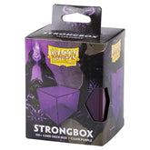 Dragon Shield Game Supplies > Card Boxes Deck Box: Strongbox: 100+: Clear Purple 5706569190040 ATM19004