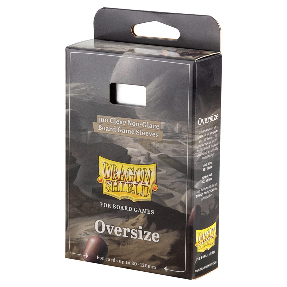 Dragon Shield Game Supplies > Card Sleeves Deck Protector: Board Game Sleeve: Dragon Shield: Oversize (100) 5706569602093 ATM60209