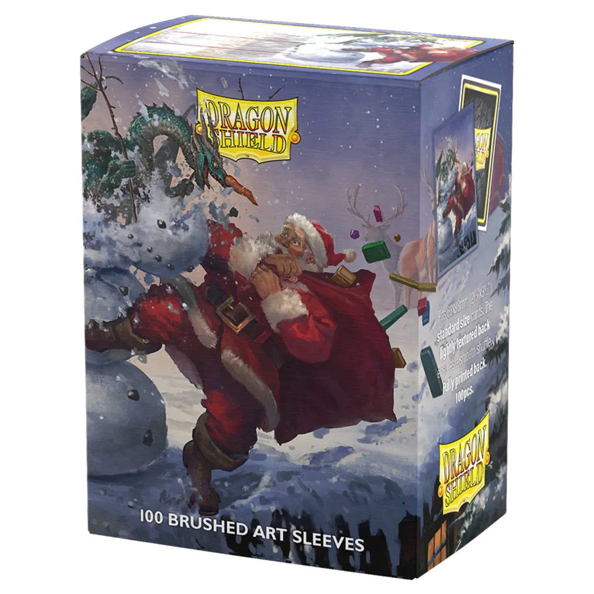 Dragon Shield Game Supplies > Card Sleeves Deck Protector: Dragon Shield: Art: Brushed: Christmas 2025 5706569121280 ATM12128