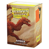 Dragon Shield Game Supplies > Card Sleeves Deck Protector: Dragon Shield: Matte: Amber (100) 5706569110598 ATM11059