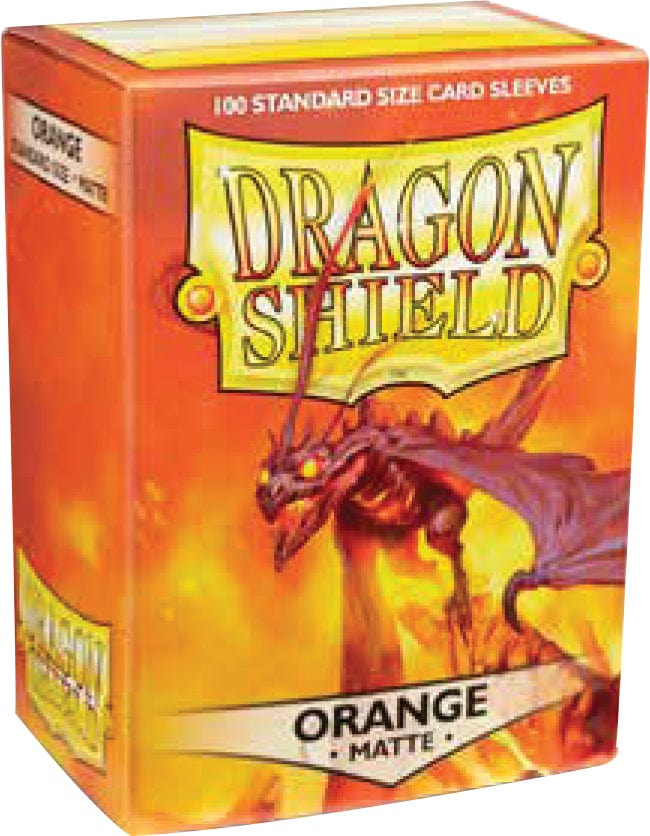 Dragon Shield: Matte Sleeves 100ct - Orange