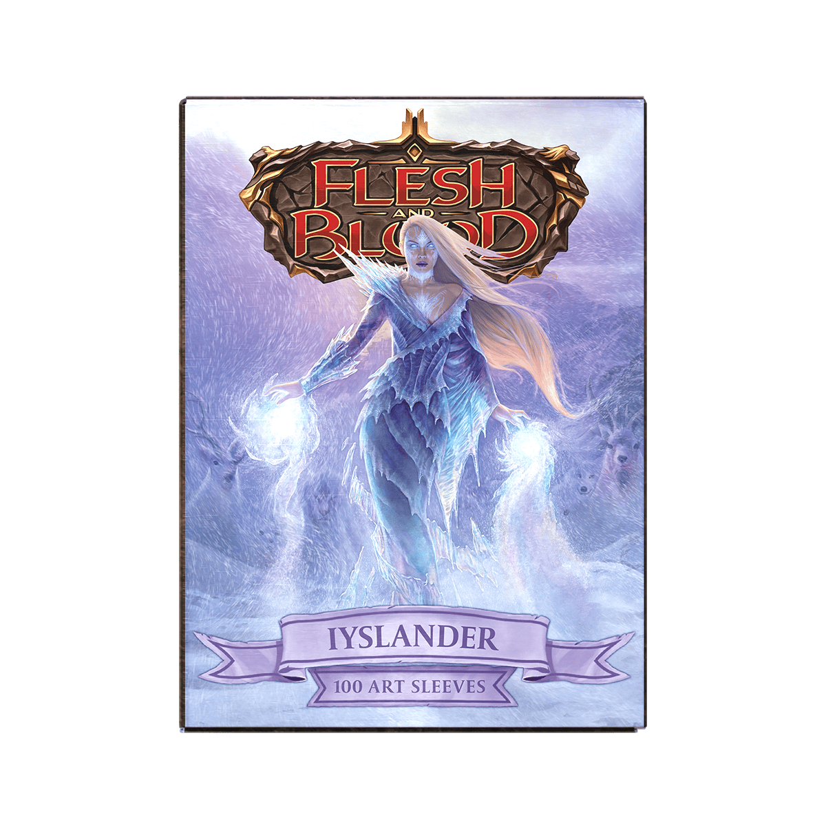 Dragon Shield Game Supplies > Card Sleeves DRAGON SHIELD SLEEVES FLESH AND BLOOD IYSLANDER 100CT 5706569161781 AT-16178