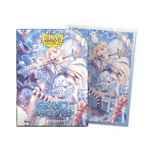 Dragon Shield Game Supplies > Card Sleeves DRAGON SHIELD SLEEVES GRAND ARCHIVE ALICE, GOLDEN QUEEN 100CT (50) 5706569161699 AT-16169