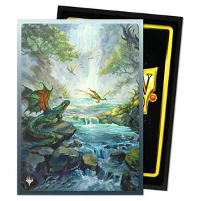 Dragon Shield Game Supplies > Card Sleeves Dual Matte: Magic the Gathering: Landfall Series: Misty Rainforest (100) 5706569165017 ATM16501