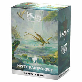 Dragon Shield Game Supplies > Card Sleeves Dual Matte: Magic the Gathering: Landfall Series: Misty Rainforest (100) 5706569165017 ATM16501