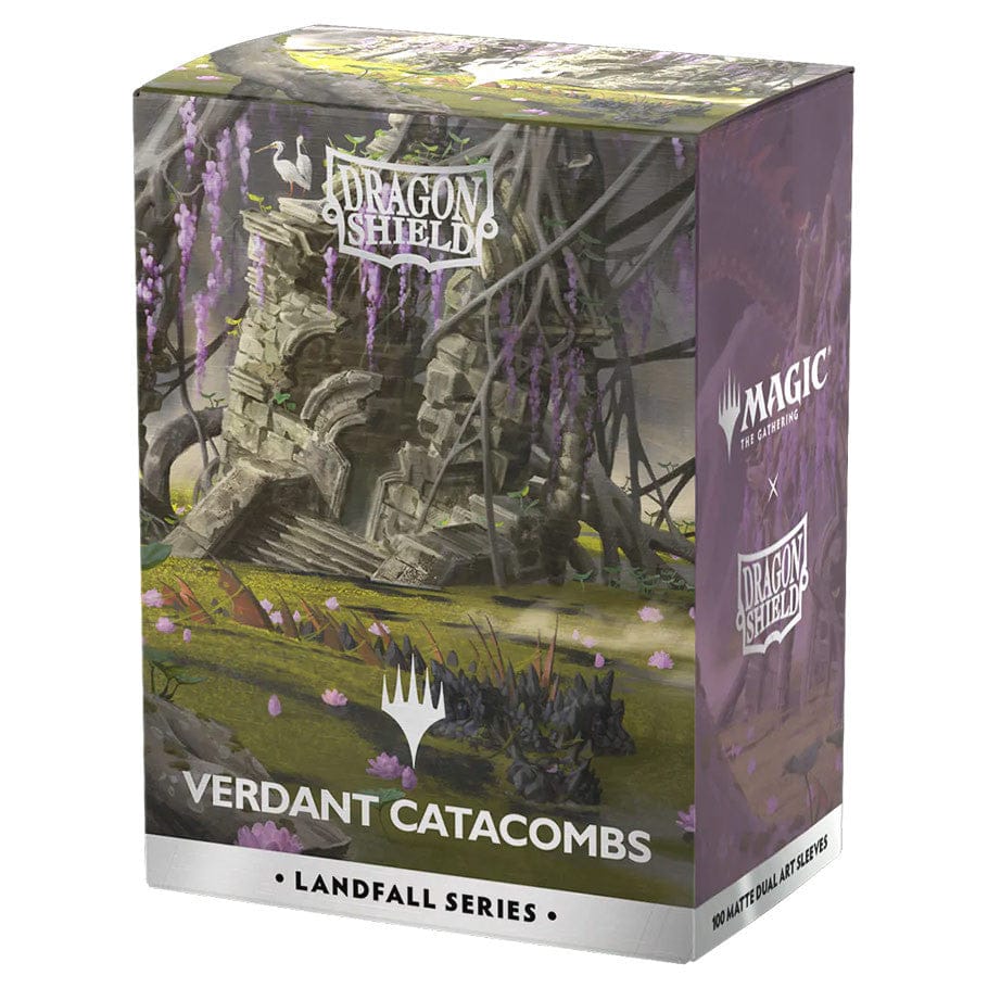 Dragon Shield Game Supplies > Card Sleeves Dual Matte: Magic the Gathering: Landfall Series: Verdant Catacomb (100) 5706569165048 ATM16504