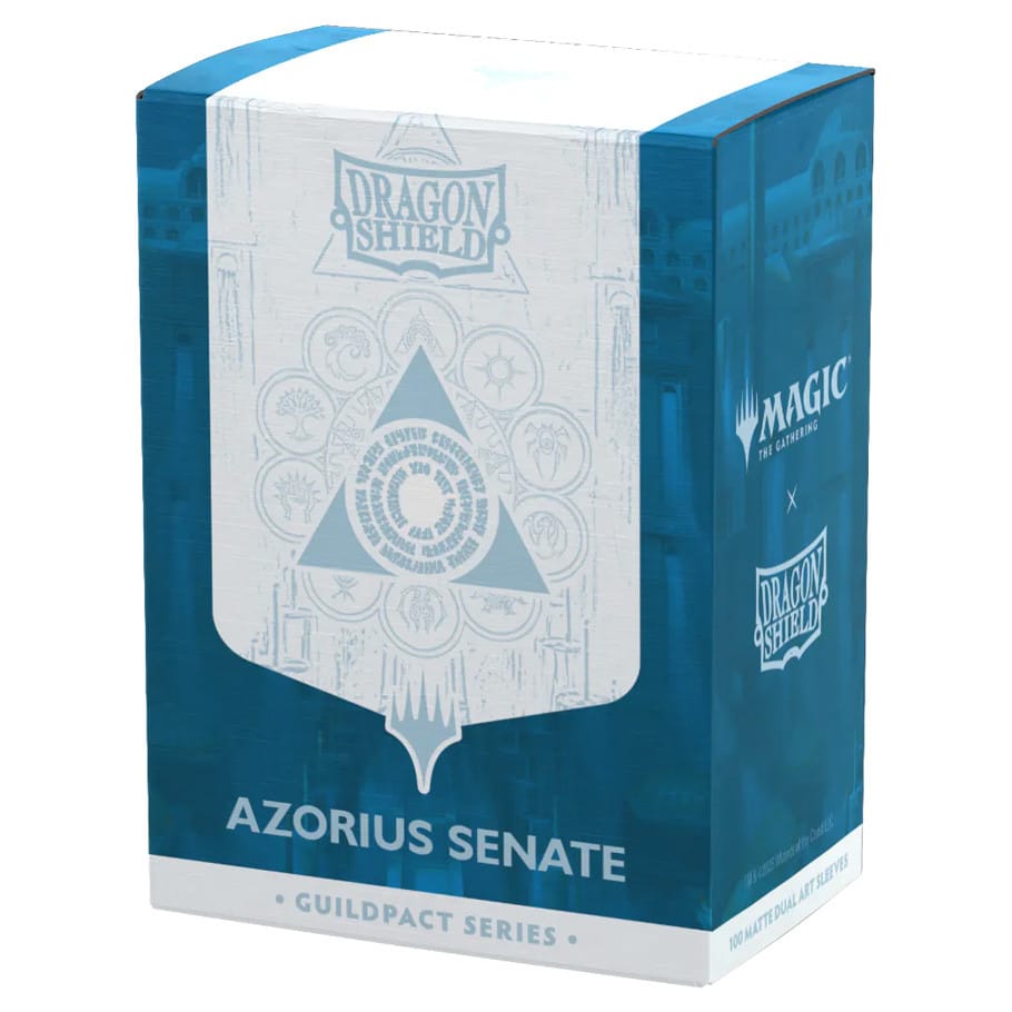 Dragon Shield Game Supplies > Card Sleeves Magic the Gathering: Dual Matte Art Deck Protector - Azorius Senate (100ct) 5706569165079 ATM16507