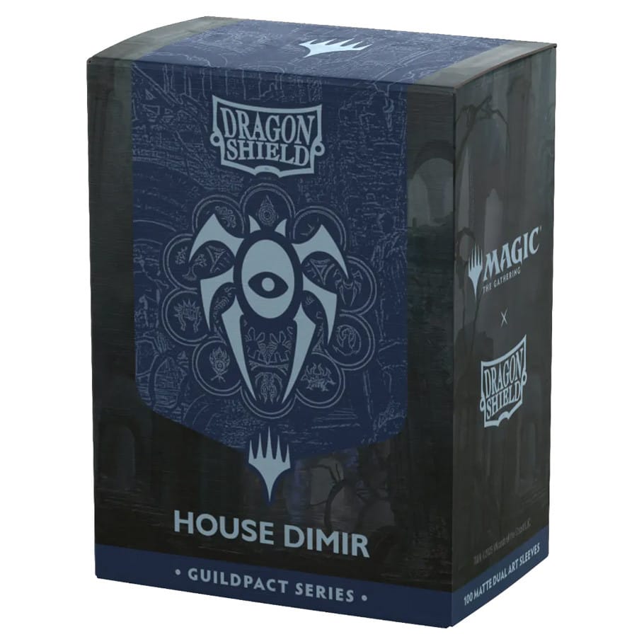 Dragon Shield Game Supplies > Card Sleeves Magic the Gathering: Dual Matte Art Deck Protector - House Dimir (100ct) 5706569165093 ATM16509