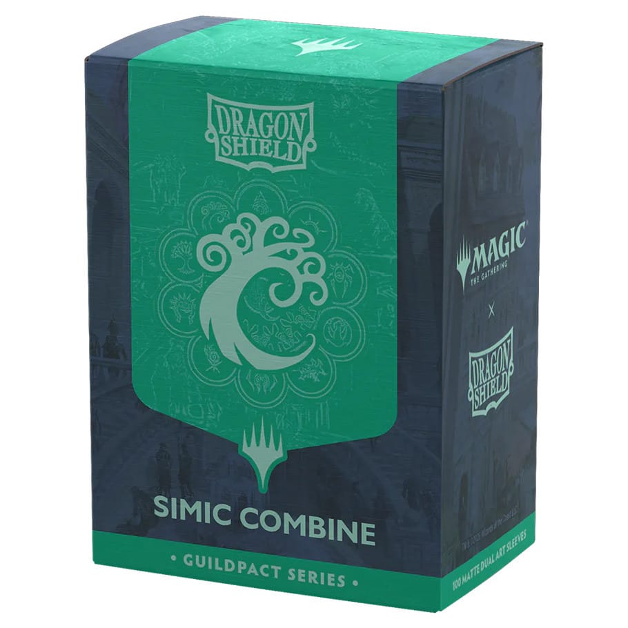 Dragon Shield Game Supplies > Card Sleeves Magic the Gathering: Dual Matte Art Deck Protector - Simic Combine (100ct) 5706569165123 ATM16512