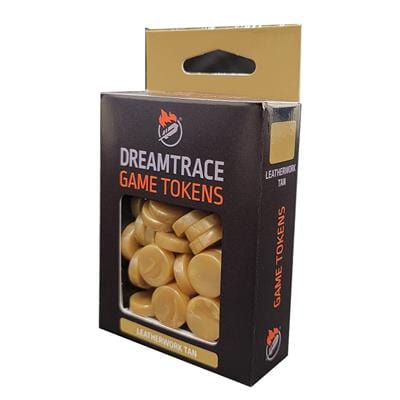 DreamTrace Game Supplies > Tokens & Counters DreamTrace: Gaming Tokens - Leatherwork Tan 850039408519 DTTK15