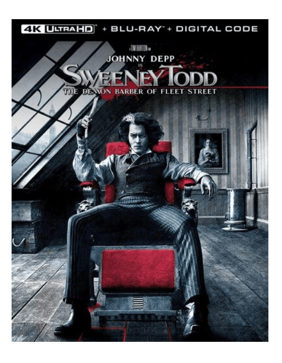 Dreamworks Movies > 4K BR: Sweeney Todd: The Demon Barber of Fleet Street 191329266830 DMWV1000839145UHD