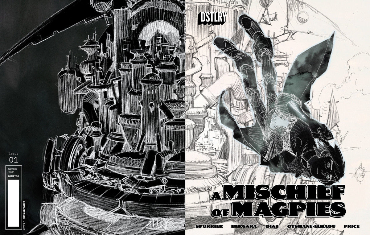 DSTLRY Comic Books A MISCHIEF OF MAGPIES #1 CVR C MATIAS BERGARA 10 COPY VARIANT 61499847374800131 PRH-61499847374800131
