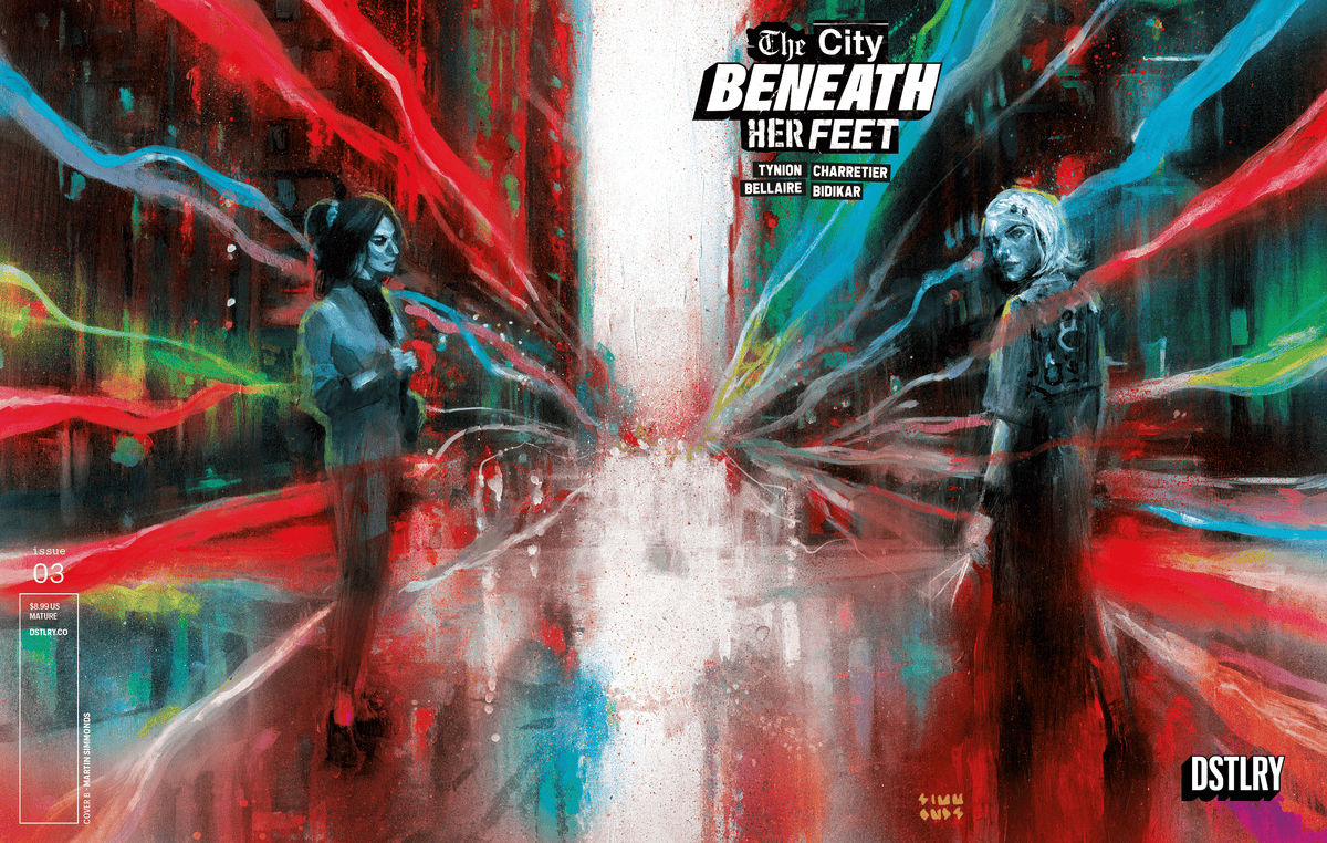 DSTLRY Comic Books CITY BENEATH HER FEET #3 CVR B GANUCHAEU (MR) 61499847361800321 JAN251145