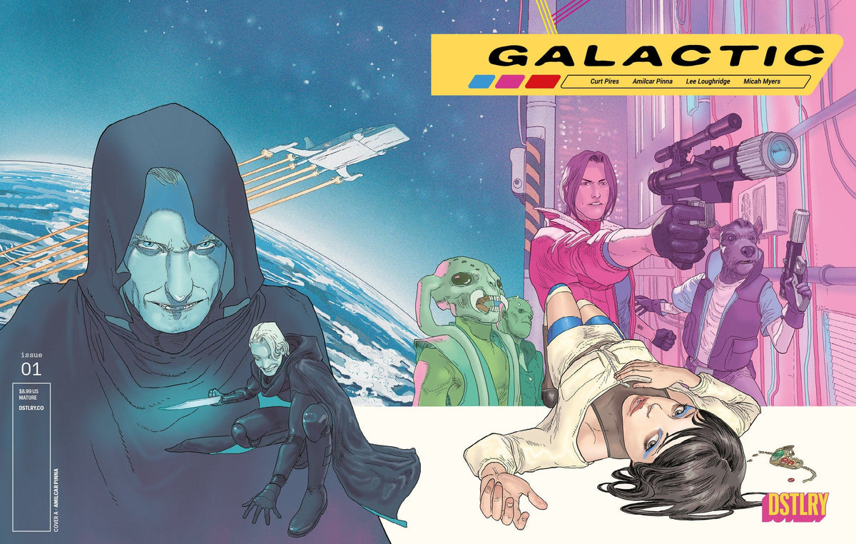DSTLRY Comic Books GALACTIC #1 CVR A AMILCAR PINNA 61499847378600111 PRH-61499847378600111
