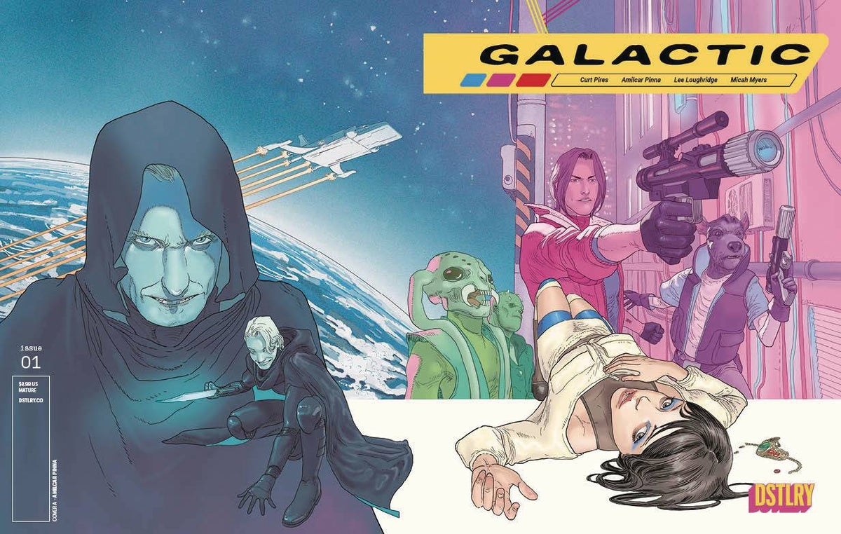 DSTLRY Comic Books GALACTIC #1 CVR A PINNA (MR) 61499847378600111 MAR250785