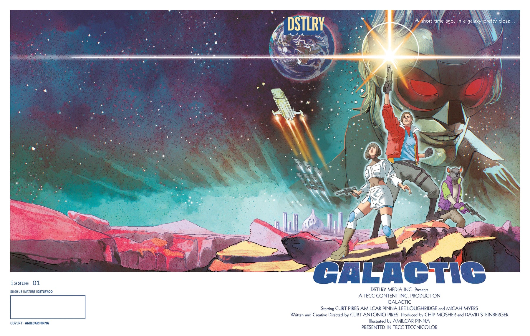 GALACTIC #1 CVR F AMILCAR PINNA HOMAGE VARIANT