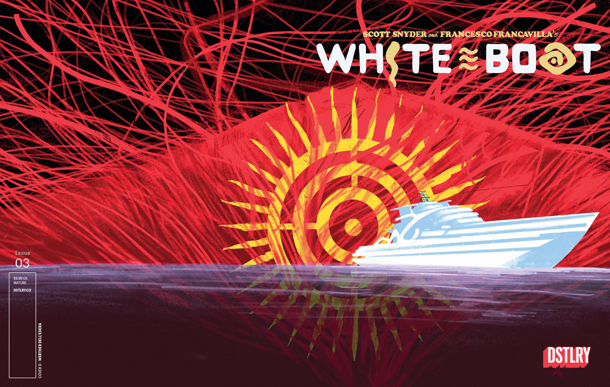 DSTLRY Comic Books > Incentives WHITE BOAT #3 1:10 INCV CVR D WERTHER DELL'EDERA VARIANT 61499847315100341 PRH-61499847315100341