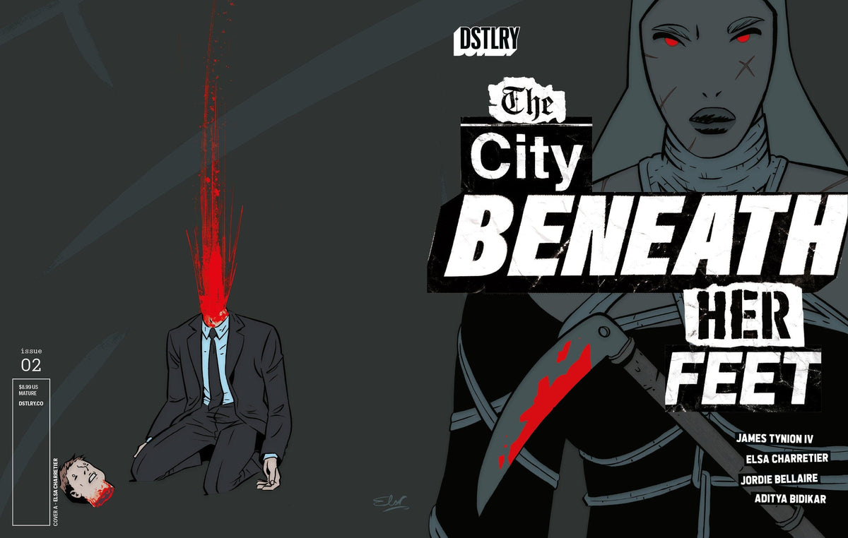 DSTLRY Comic Books THE CITY BENEATH HER FEET #2 CVR A ELSA CHARRETIER 61499847361800211 PRH-61499847361800211