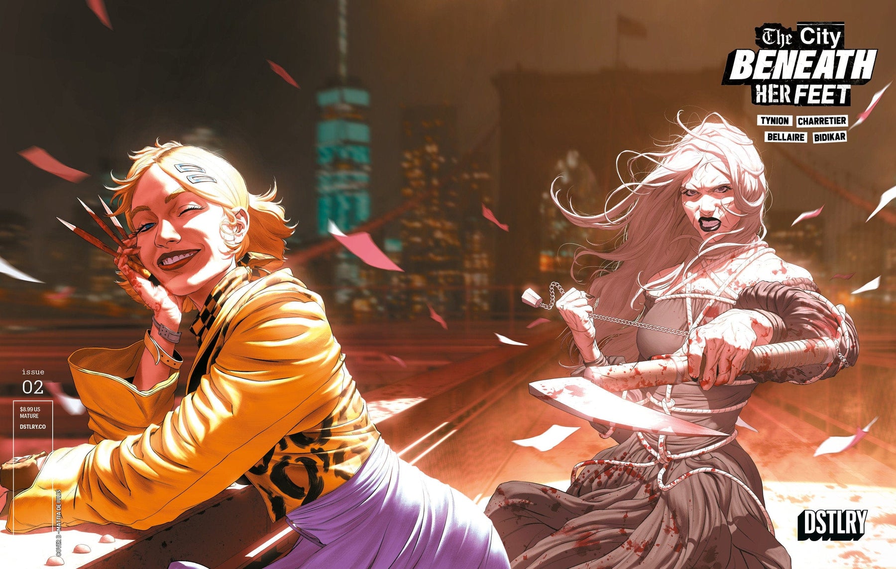 THE CITY BENEATH HER FEET #2 CVR B MATTIA DE IULIS VARIANT