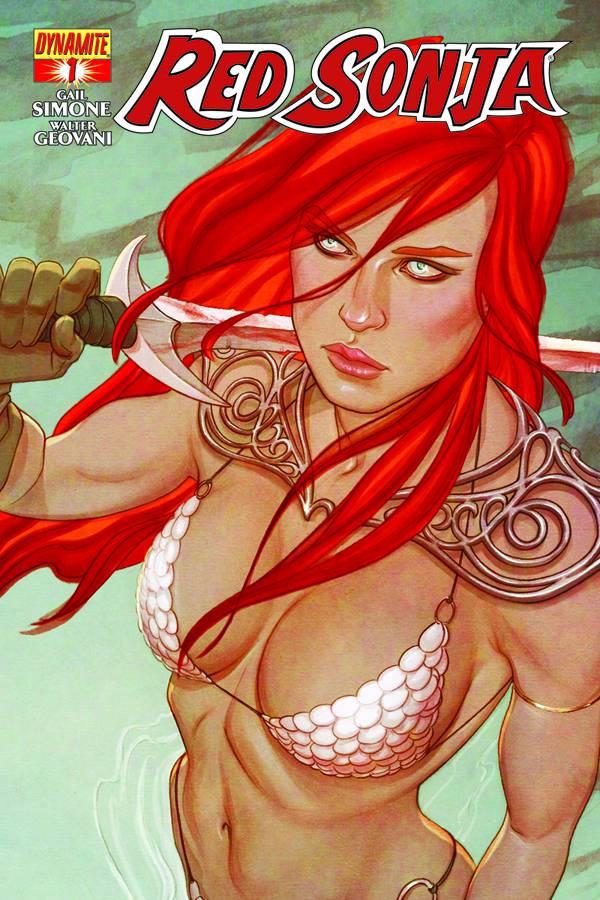DYNAMITE Comic Books > Back Issues RED SONJA #1 CVR C JENNY FRISON 72513020621301041