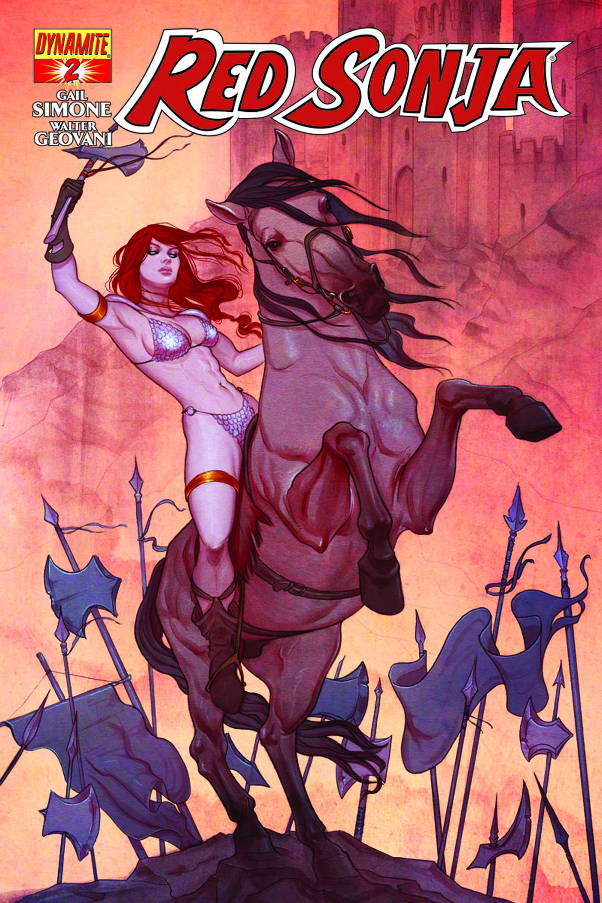 DYNAMITE Comic Books > Back Issues RED SONJA #2 JENNY FRISON 72513020621302011