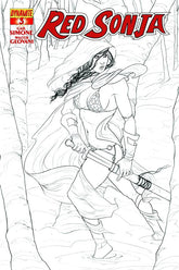 DYNAMITE Comic Books > Back Issues RED SONJA #3 15 COPY FRISON B&W INCV (NET) 72513020621303031