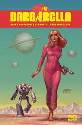 Dynamite Comic Books BARBARELLA #4 CVR A LINSNER 72513034937804011 NOV240226