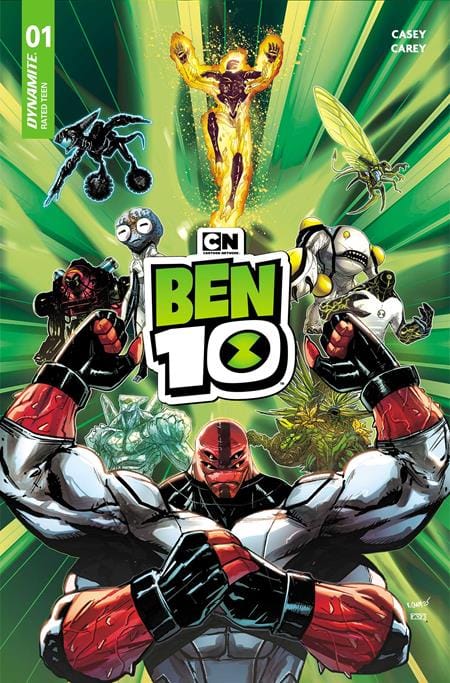 Dynamite Comic Books BEN 10 #1 CVR S ROBERT CAREY FOIL VAR 72513036343501191 0326DE8093