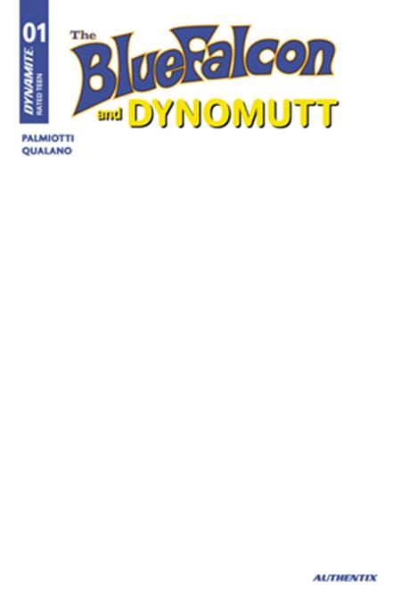 Dynamite Comic Books BLUE FALCON & DYNOMUTT #1 CVR I BLANK AUTHENTIX VAR 72513035910001091 0725DE1192