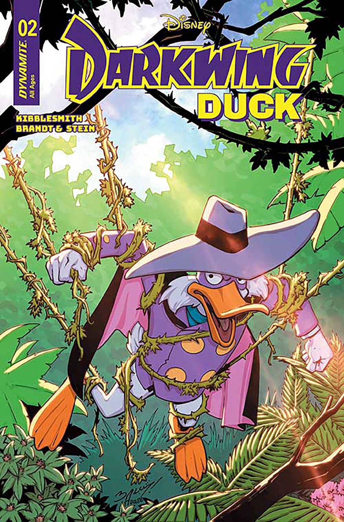 Dynamite Comic Books DARKWING DUCK #2 CVR B BAGLEY 72513035273602021 JAN250220