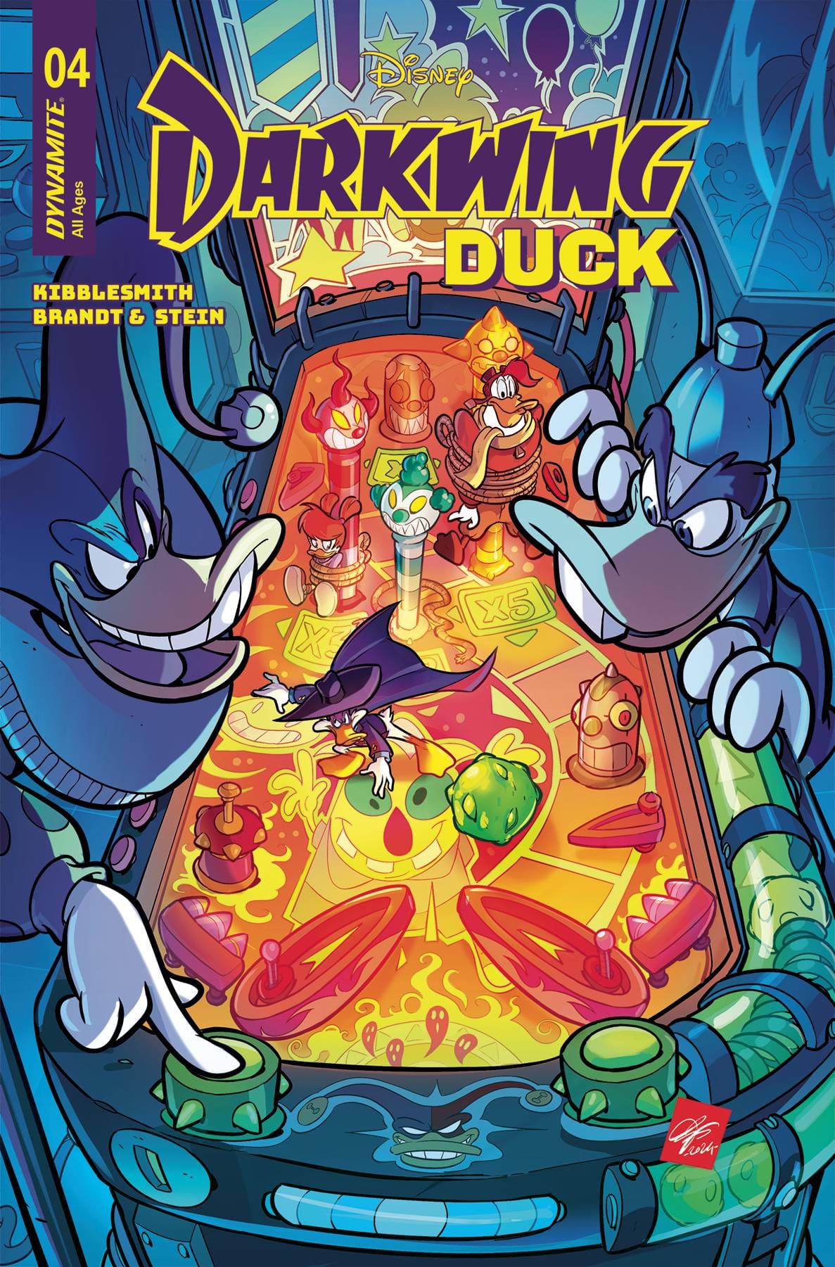 Dynamite Comic Books DARKWING DUCK #4 CVR E CANGIALOSI 72513035273604051 MAR250074
