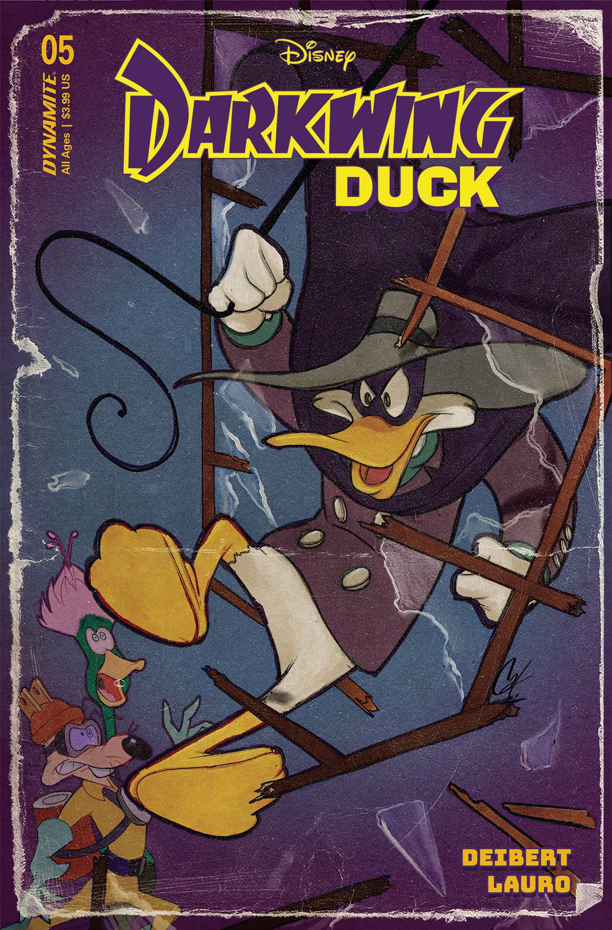 Dynamite Comic Books DARKWING DUCK #5 CVR Q FOC STAGGS ORIGINAL 72513032463405171 MAR238430