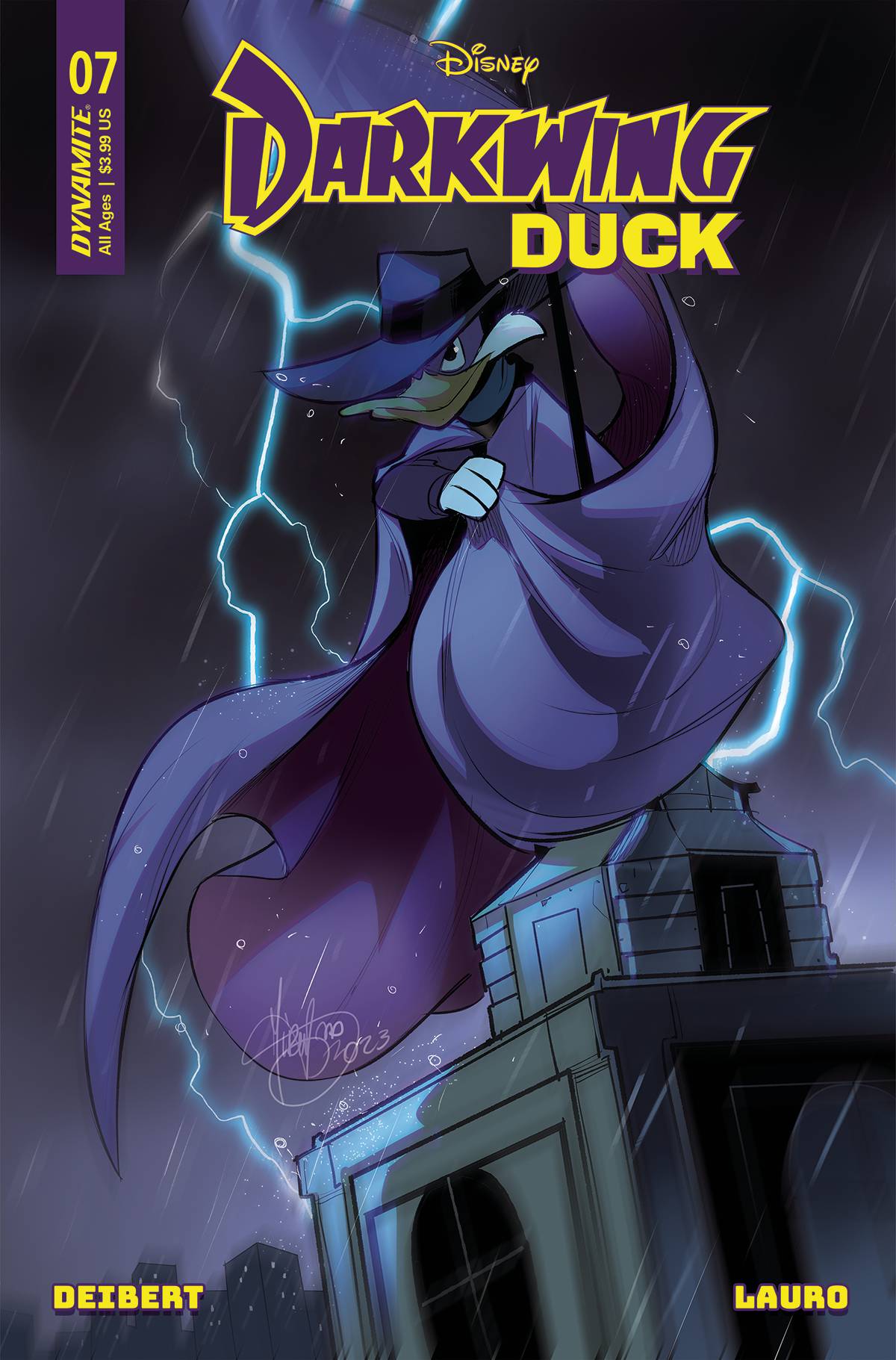 Dynamite Comic Books DARKWING DUCK #7 CVR B ANDOLFO 72513032463407021 MAY230528