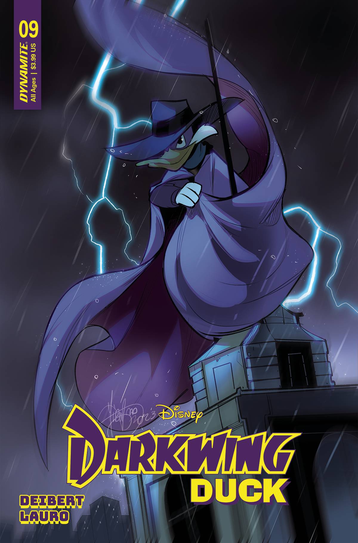 Dynamite Comic Books DARKWING DUCK #9 CVR B ANDOLFO 72513032463409021 JUL230312