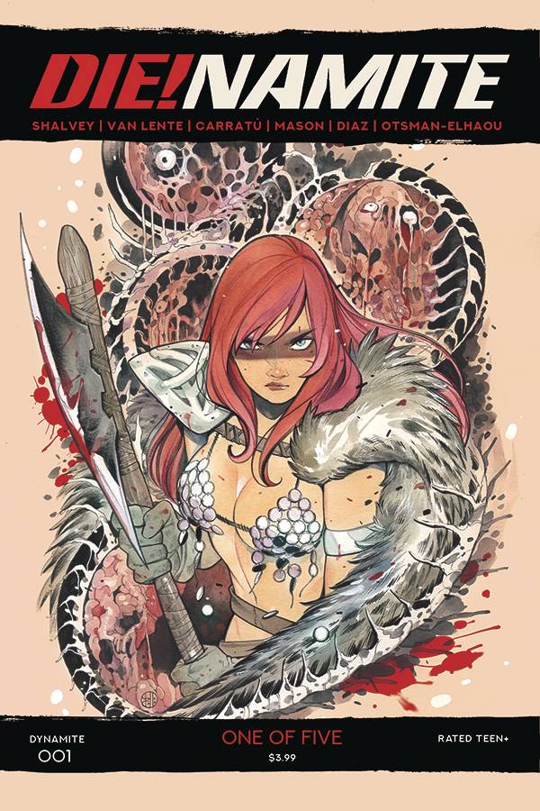 DYNAMITE Comic Books DIE!NAMITE #1 CVR D MOMOKO RED SONJA 72513029578101041