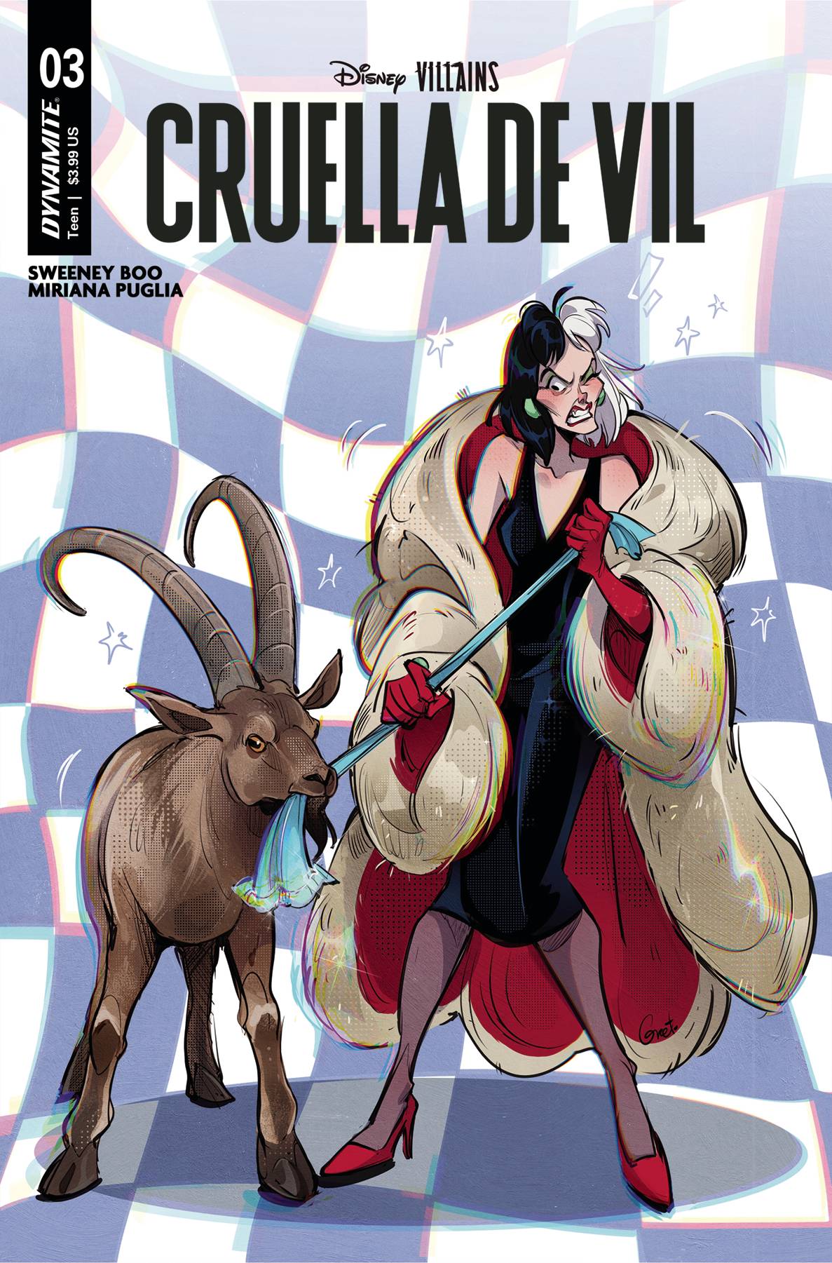 Disney Villains Cruella De Vil #3 Cvr C Lusky