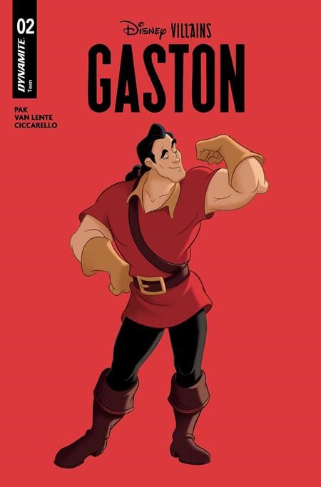 Dynamite Comic Books DISNEY VILLAINS GASTON #2 CVR B ANIMATION ART VAR 72513035801102021 0226DE0622